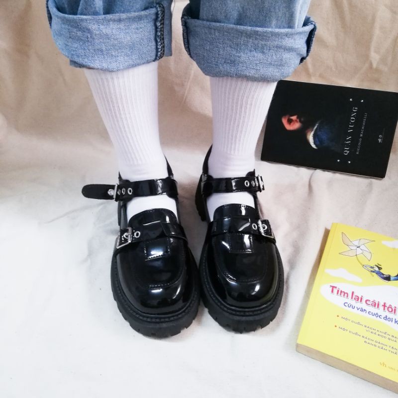 (CÓ SẴN - ẢNH THẬT SHOP CHỤP) Giày Mary Jane Baby shoes 2 quai | BigBuy360 - bigbuy360.vn