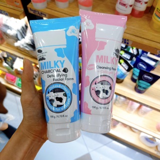 Sữa rửa mặt trắng da cấp nước, mờ thâm Milky Thái Lan