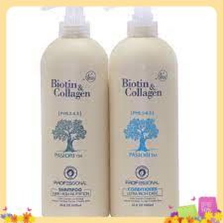 Dầu Gội Dầu Xả Biotin Trắng Chống Rụng Và Kích Thích Mọc Tóc 1000ml_SIÊU HOT