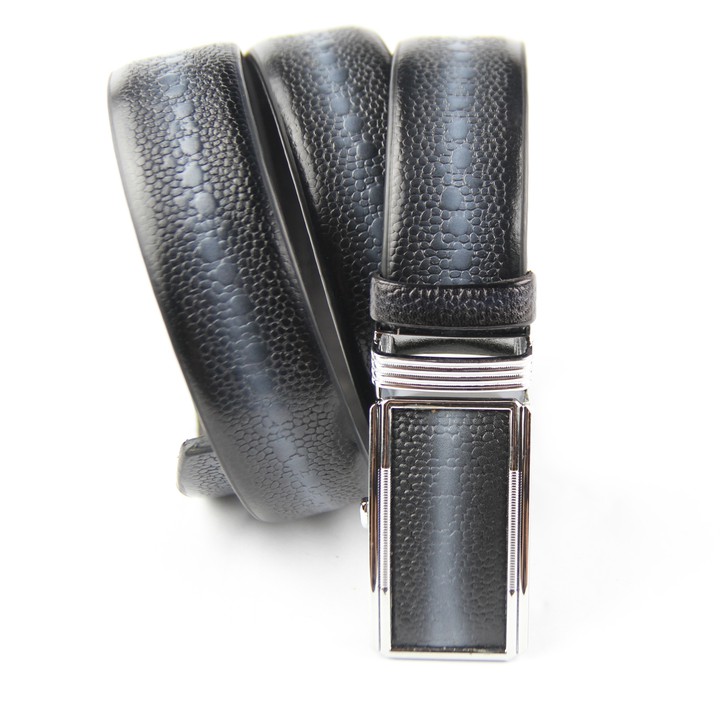 Thắt lưng da bò dập vân đà điểu | BigBuy360 - bigbuy360.vn