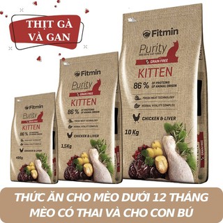 Thức ăn cho mèo con FITMIN CAT PURITY KITTEN (Bao 1.5kg)
