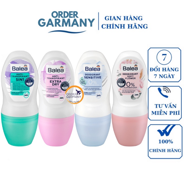 Lăn Khử Mùi Balea 50ml