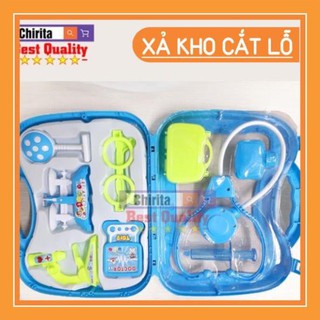 Bộ Đồ Chơi Bác Sĩ Cho Bé Trai Bé Gái LOẠI TỐT - Tập Làm Bác Sỹ 10 Món
