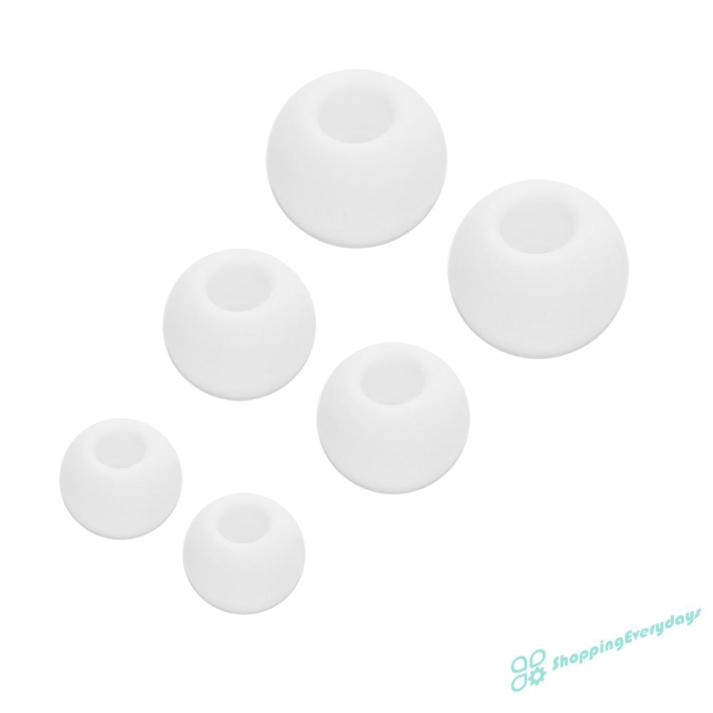 Set 6 Nút Silicone Thay Thế Cho Tai Nghe Nhét Tai Kz Lz A4 Dz9