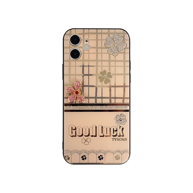 CHÍNH HÃNG  Ốp Tybomb lưng gương kính họa tiết, bướm đá xoay Cực Sang Chảnh IPhone 7 8 X XS 11 12 13 PLUS PRO MAX