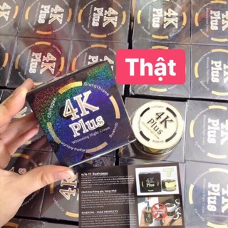 Kem dưỡng trắng da mặt ban đêm 4k plus whitening night cream xuất xứ thái lan