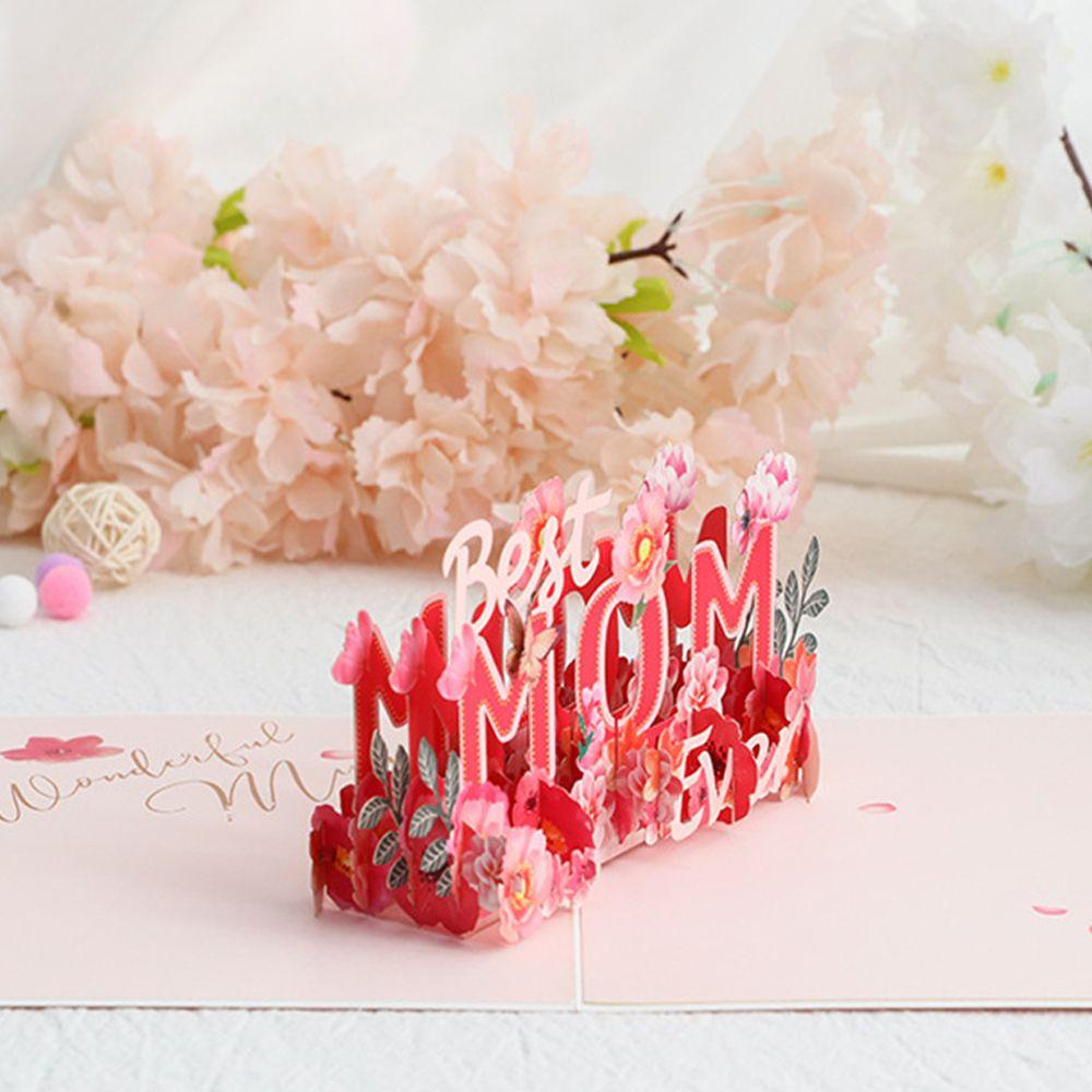 Thiệp Chúc Mừng Ngày Của Mẹ Họa Tiết Hoa Xinh Xắn
