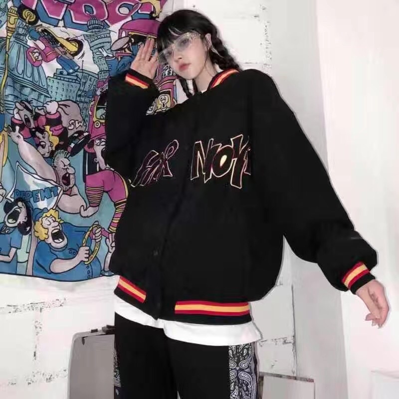 Khoác Bomber Nhung Tăm Ulzzang unisex Size Big to