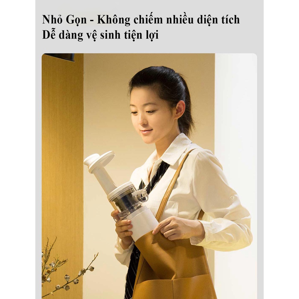 Máy Ép Chậm Trái Cây Mini BUD BJ08 Cơ Chế Hai Kênh - Avita