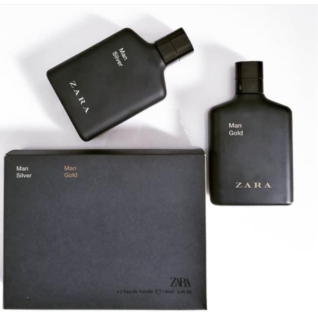 Tách set nước hoa nam ZARA MAN GOLD, SILVER 100ml ko box