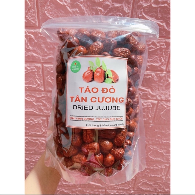 Táo đỏ Tân Cương 100g táo đỏ khô quả to không xốp