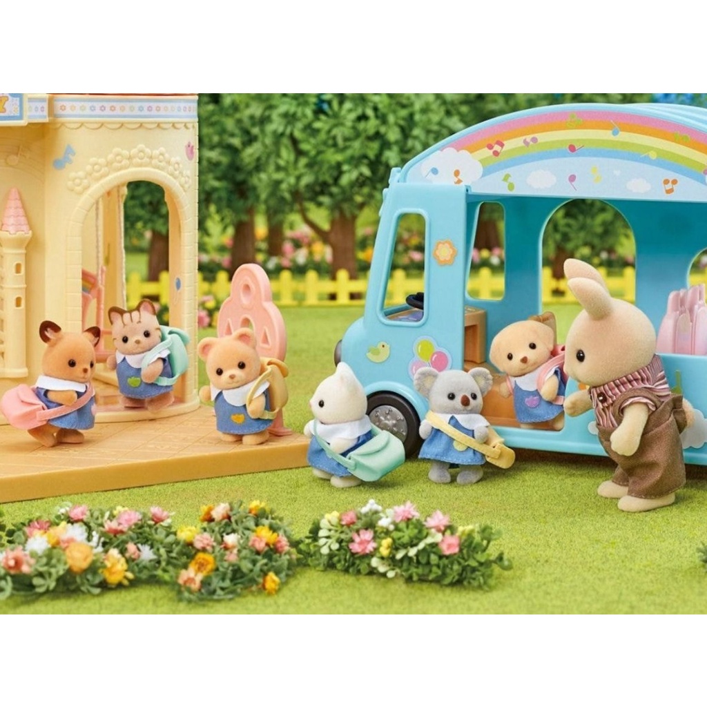 Đồ Chơi Sylvanian Families Bộ Những Em Bé Trường Mẫu Giáo Mặc Đồng Phục Kindergarten Uniform Friends