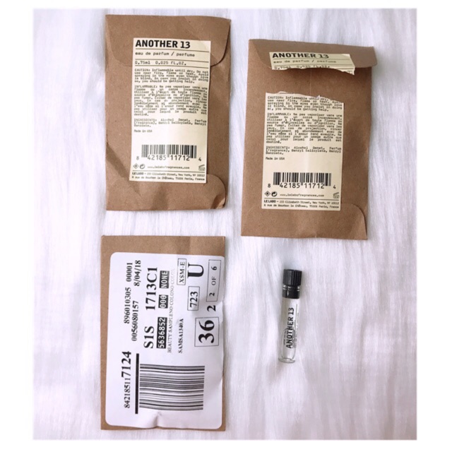 Sample nước hoa Le Labo 0.75ml Rose 31, Another 13, Baie 19