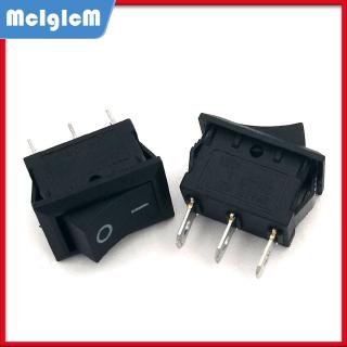 Set 10 công tắc bật tắt 6A 250V / 10A 125V AC SPDT 3 chấu tắt-bật I / O 21 * 15mm