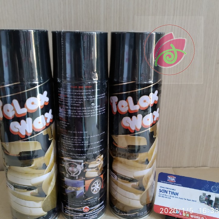 Combo 2 chai Chai xịt bóng Telox Wax