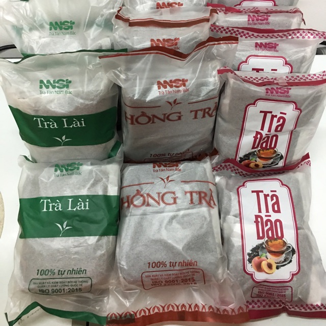 Trà túi lọc Tân Nam Bắc ( Hồng Trà - Trà Đào - Trà Lài )