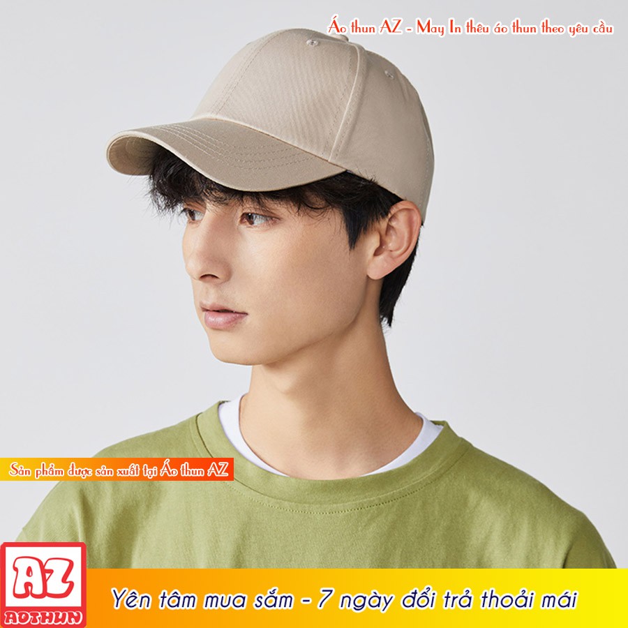 Nón kết nam nữ màu be kem cà phê sữa trơn thời trang