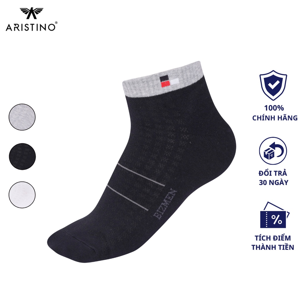 Tất nam cổ ngắn cao cấp Aristino Bizmen - CSP08