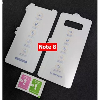 Dán PPF Nhám AG Chống vân tay Cho Samsung Note 8/ Note 9/ Note 10/ Note 10 PLus/ N20/ N20 Ultra Tự phục hồi vết xước