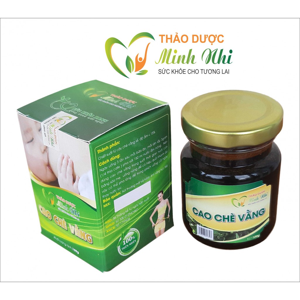 Cao Chè Vằng - Thảo dược Minh Nhi lọ thủy tinh 100g