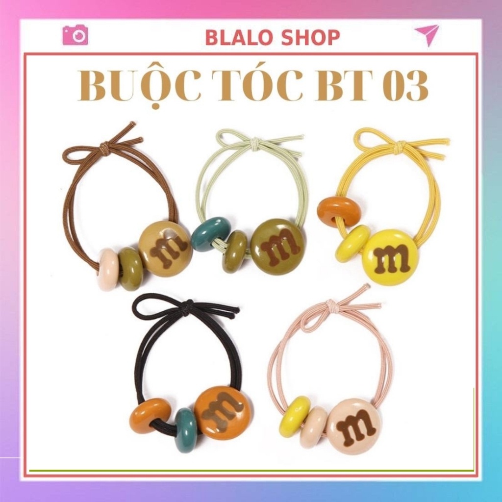 Dây Buộc Tóc Đẹp, Chun Buộc Tóc TAMIA Xinh Đẹp Cute Dễ Thương BT03