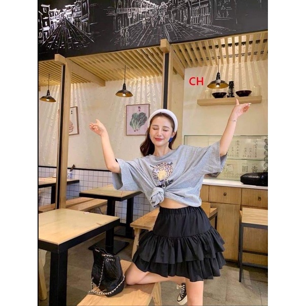 Chân váy ngắn 2 tầng có quần trong CO | BigBuy360 - bigbuy360.vn