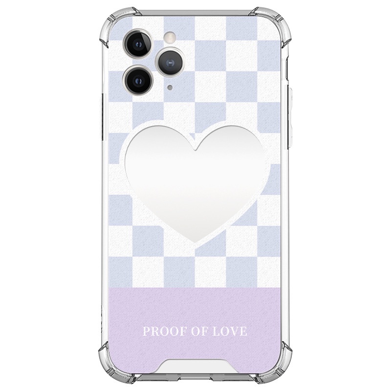 Ốp lưng iphone Ốp Điện Thoại TPU silicone Mặt Gương Thời Trang Cho iPhone 11 pro max X Xr Xs max 7 8 Plus 13 12 pro max Dinuo case
