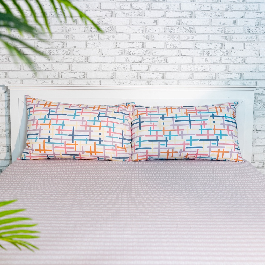 Bộ Ga Giường 1 Ga Giường và 2 Vỏ gối nằm  DELINA Nhiều Màu Index Living Mall Nhập Khẩu Thái Lan