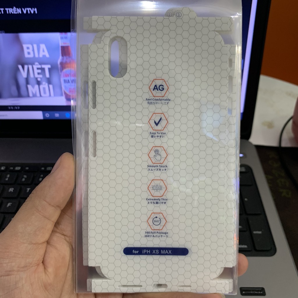 Miếng dán Chống vân tay PPF mặt sau cho 6/6s 6+/6s+ 7/8 7+/8+ X/XS XSMAX/11/11PRO/11PROMAX