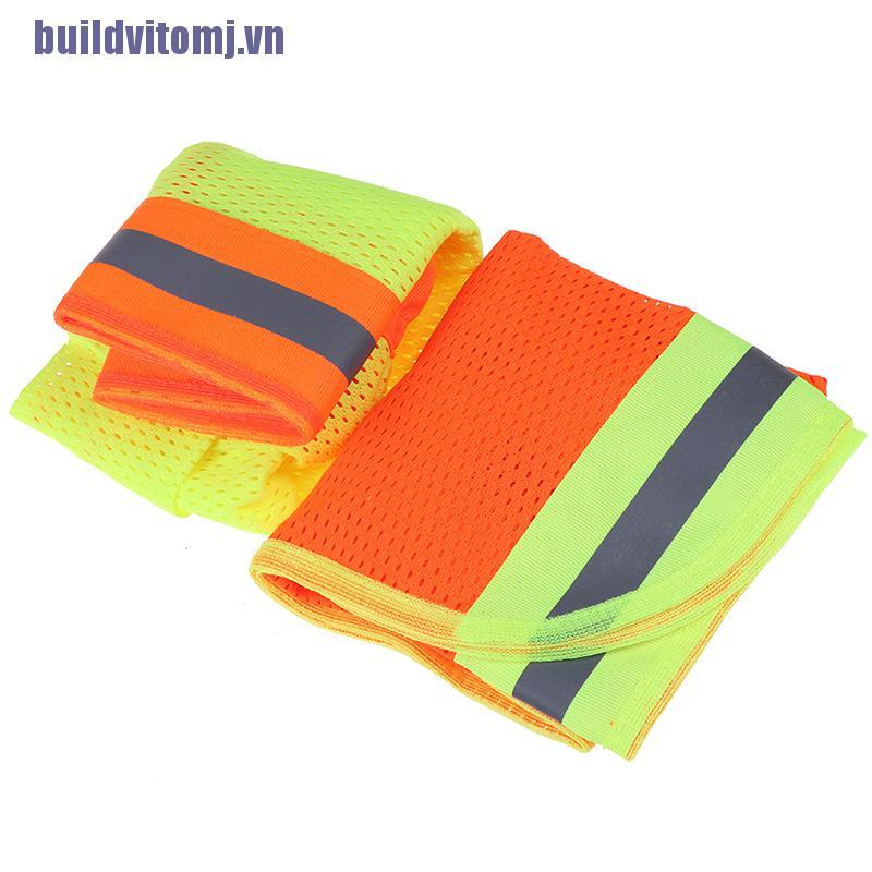 Mũ bảo hộ cúng hình sọc phản quang bảo vệ khỏi ánh sáng mặt trời HI VIS