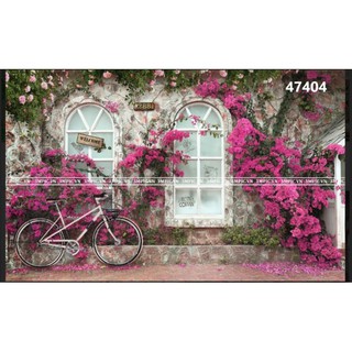 tranh dán tường 3D quán cafe, trà sữa KT 120x80cm