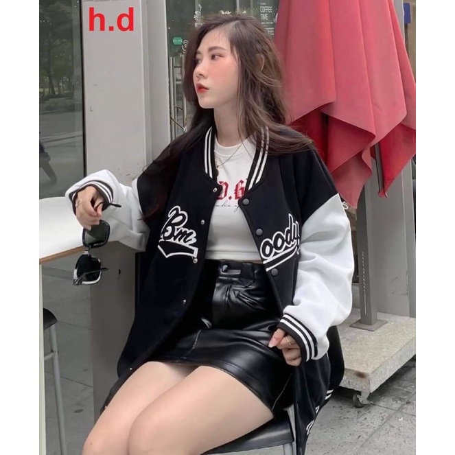 ÁO KHOÁC BOMBER JACKET BM 23Chất gió vs nỉ mềmhàng 1 lớp cổ, tay áo và gấu áo có bo dệt xịn&lt; 55kgphong cách hàn quốc