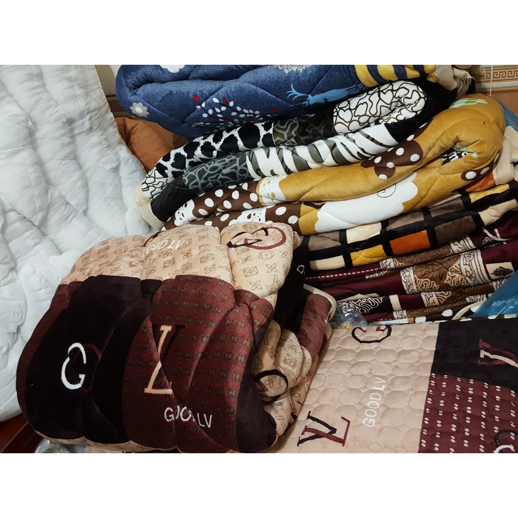 [XẢ HÀNG] Chăn Lông Cừu Hàng Xịn Dày Dặn 3 Lớp [Được Chọn Mẫu] - [ 2mx2m2 ] Siêu ẤM