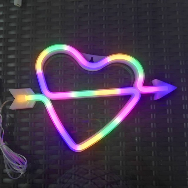 [LSP6]Đèn trang trí 🎁✨[SIÊU LÃNG MẠN] 🎁✨ đèn Neon trang trí hình Trái tim