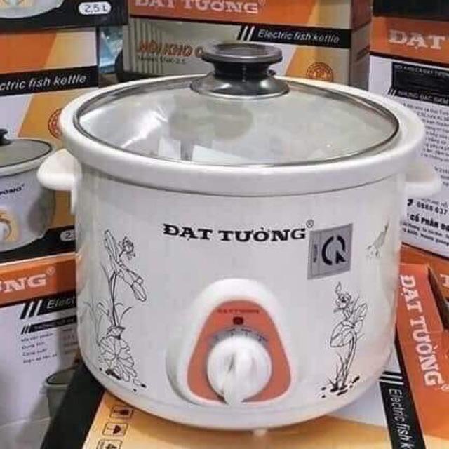 Nồi kho cá, Hầm cháo chậm đa năng Đạt Tường 1.5L / 2.5L