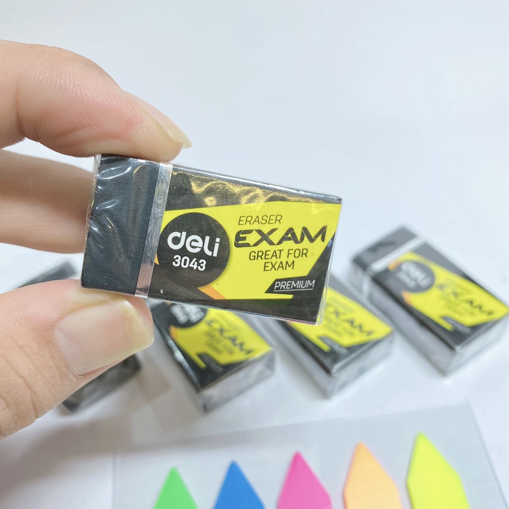 Gôm tẩy Deli 3043 xóa nhanh không độc hại hàng chính hãng.