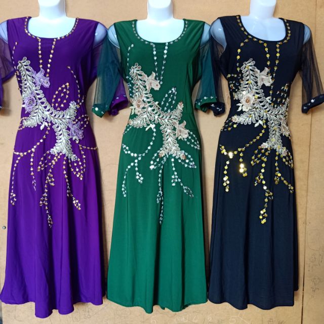 Đầm xòe 👗trung nien kim sa.3 màu khác nhau