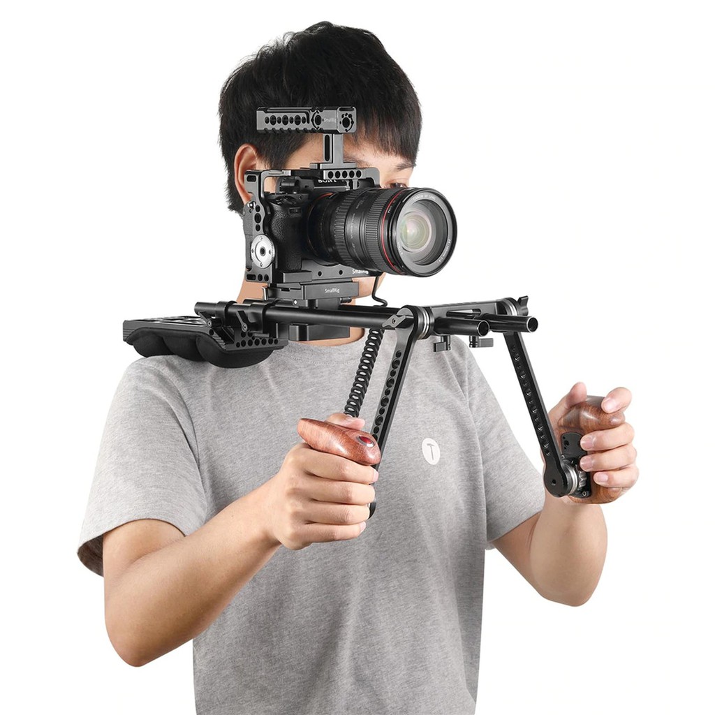 Tay cầm SmallRig Right Side Wooden Hand Grip with Record StartStop Remote Trigger for Sony Mirrorless Cameras HSR2511