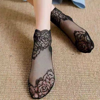 Hàng có sẵn! vớ lưới cổ trung