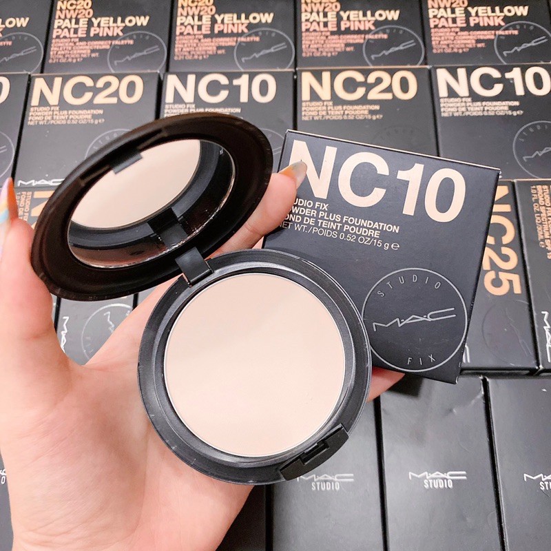 Phấn Phủ Dạng Nén Mac Studio Fix Powder Plus Foundation NC10 NC20