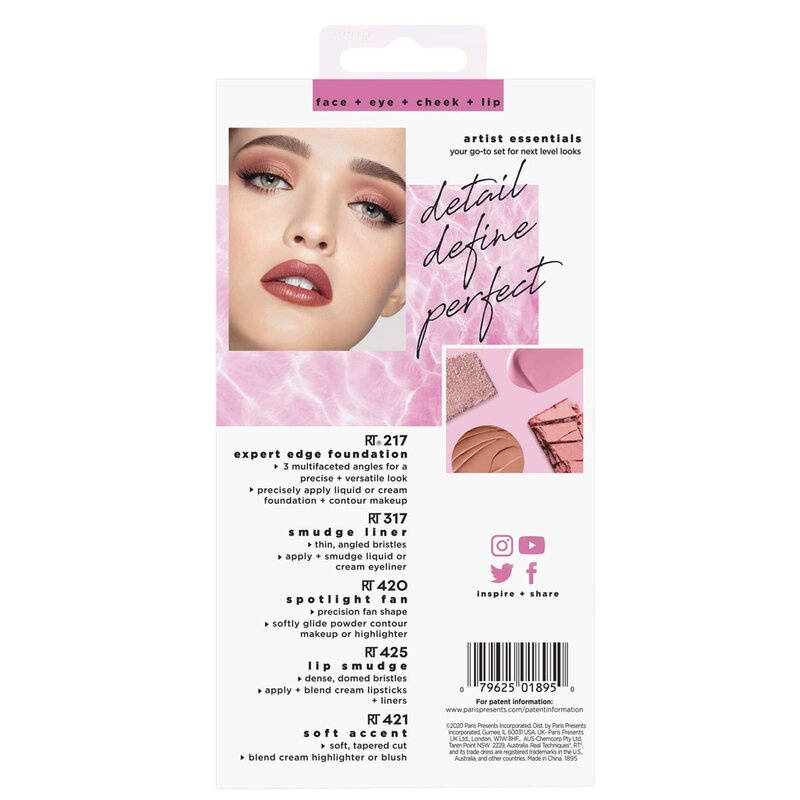 Bộ Cọ Trang Điểm Real Techniques Artist Essentials 5 Cây