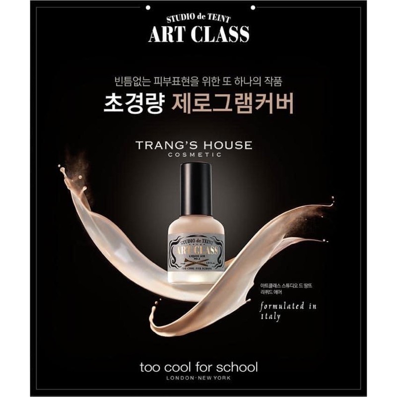 Kem Nền Too Cool For School Art Class Studio De Teint Liquid Cover