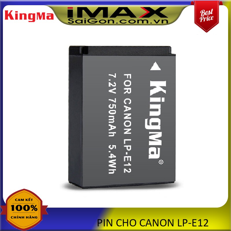 PIN SẠC MÁY ẢNH KINGMA LP-E12