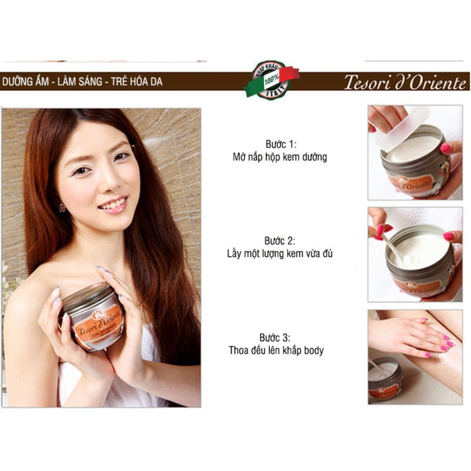 Kem dưỡng da nước hoa TESORI d'ORIENTE Body Cream 300ml