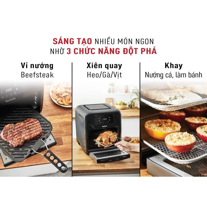 Nồi chiên không dầu 9 trong 1 Tefal FW501815