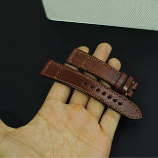 Dây đồng hồ da bò nam - Da bò nhập khẩu - Đồ da Handmade - Mino Crafts