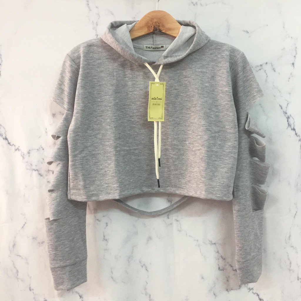 [HCM] (38-52kg) Áo Croptop hoodie. Áo hoodie croptop. ẢNH THẬT - cut out