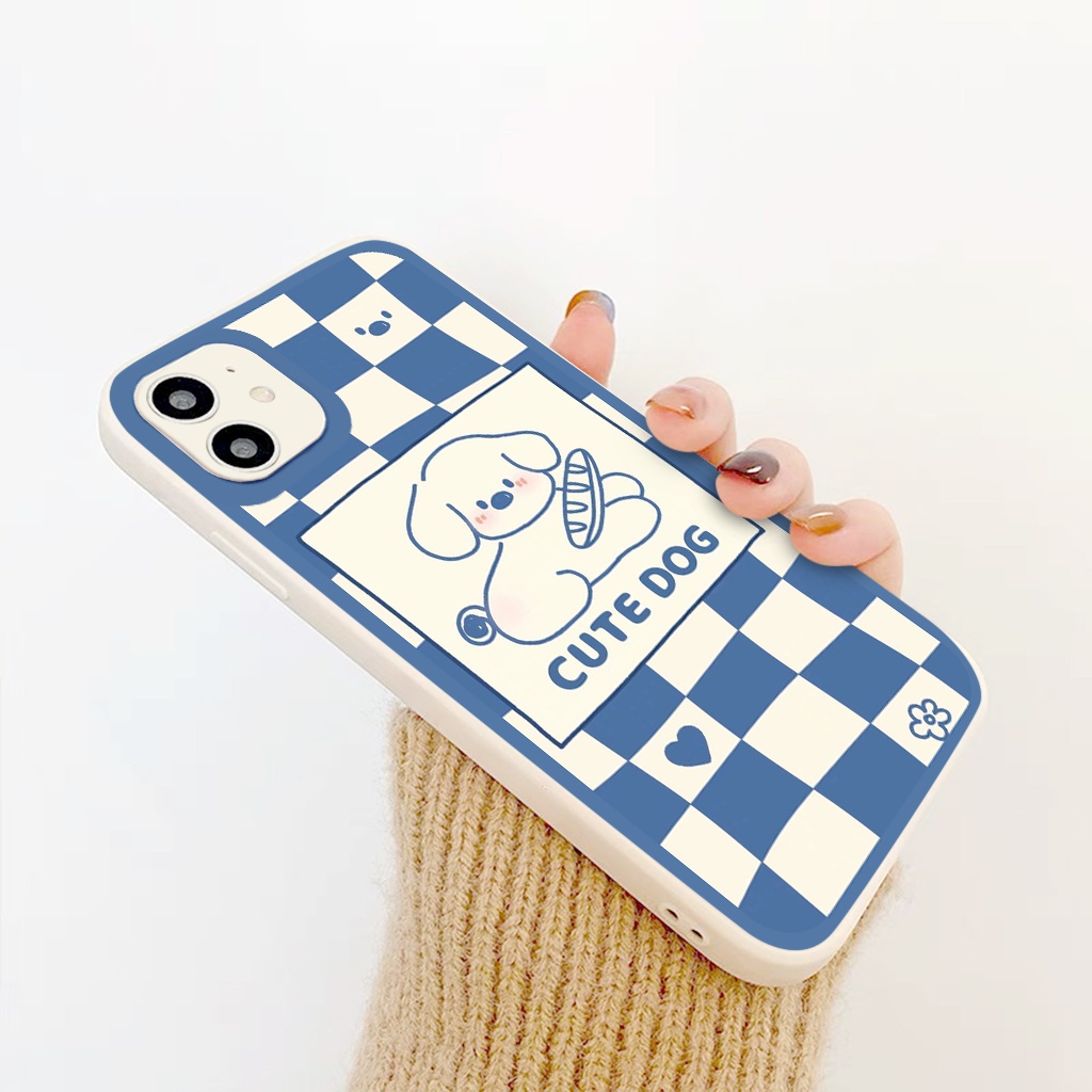 Ốp Điện Thoại iphone Caro    ốp vuông iPhone 12 8plus 11promax 7plus 6Plus 7Plus X Xs Max 13 Promax tr214