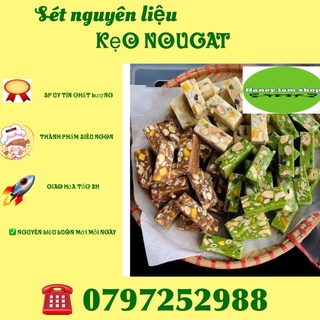 SET NGUYÊN LIỆU LÀM KẸO NOUGAT 500g