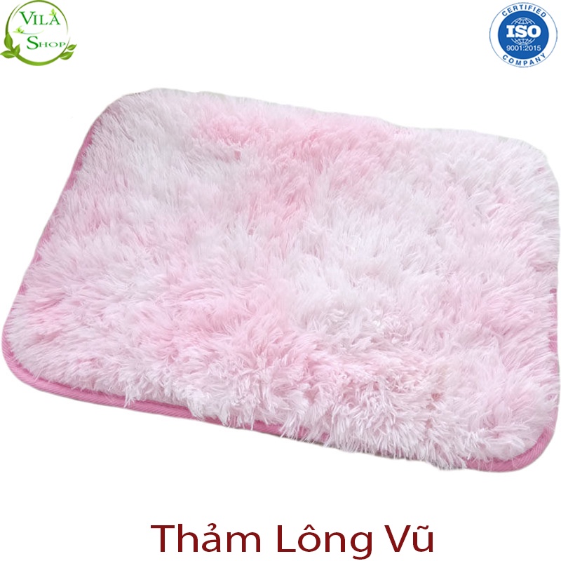 Thảm Lau Chân, Thảm Lông Cao Cấp, Lông Loang Nhung Mềm, Mịn, Thích Hợp Nhiều Không Gian